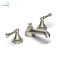 Aquacubic Antique Bathroom Faucet With Cross Handle Basin Bath Sink Faucet